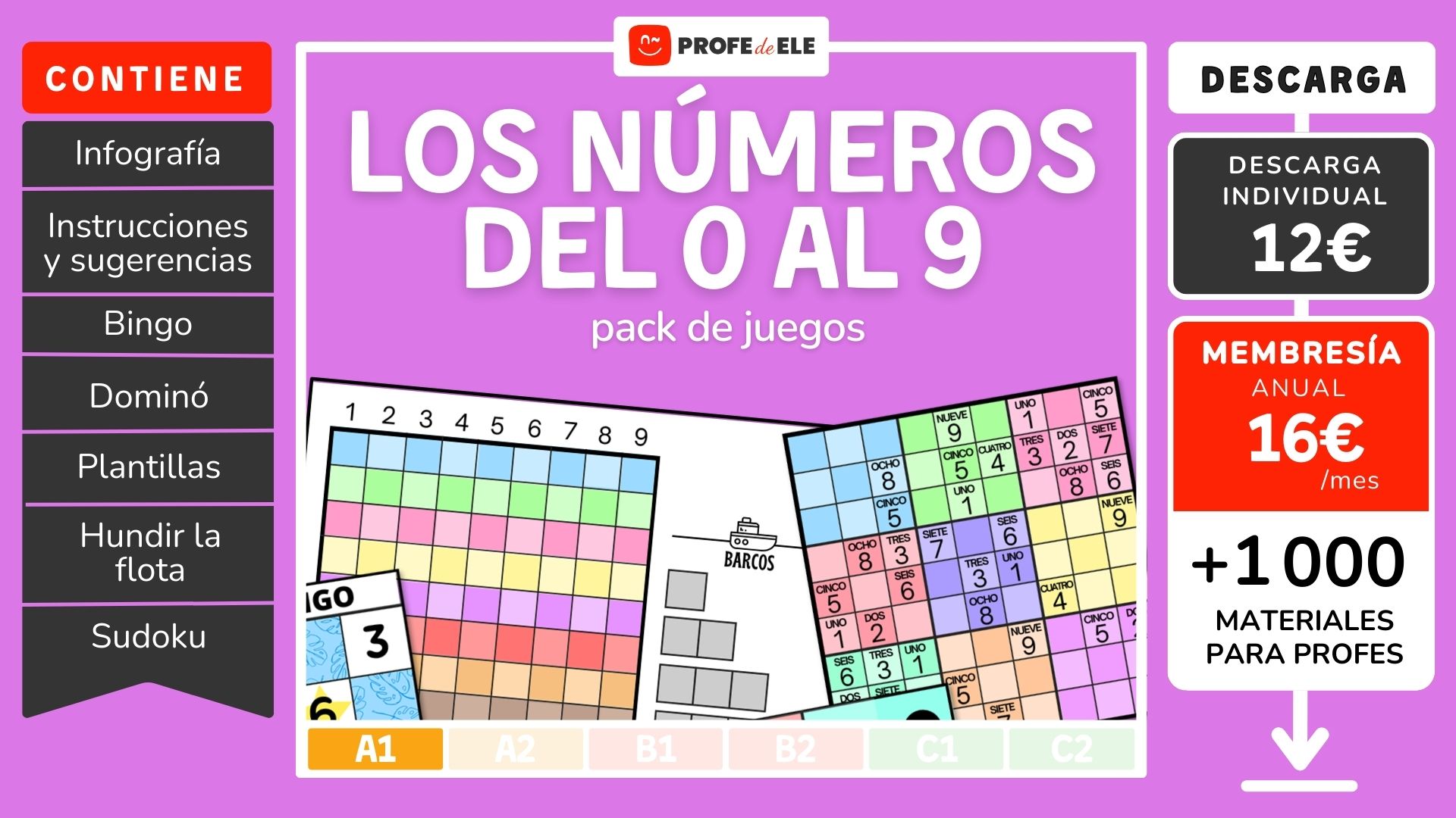  vocabulario superpack n meros cardinales y ordinales